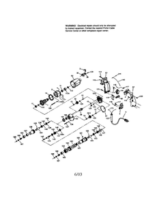 Part Location Diagram of 861920 Porter Cable Thrust bearing
